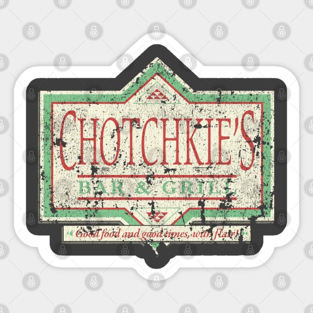 Chotchkies - Vintage Sticker by JCD666